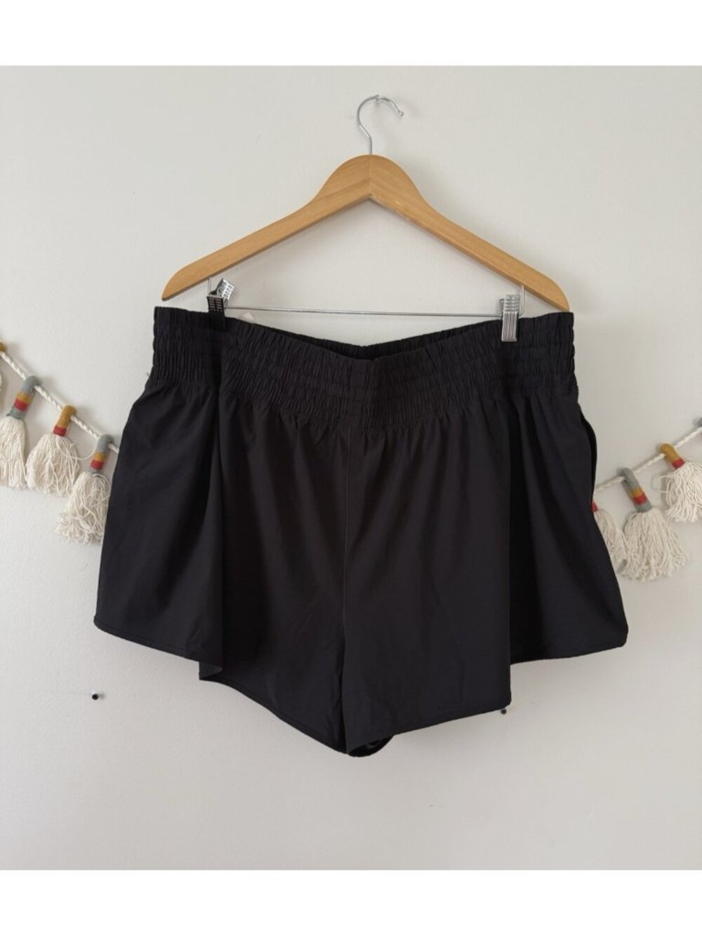 Aerie Offline High Waisted Elastic Lined Relaxed Flouncy Shorts Running NWT XXL